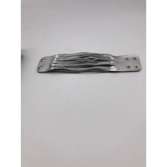 Decree Women’s Snap Button Fashion Bracelet sliver - Picture 2 of 4